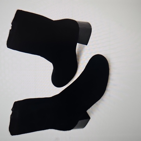 NWT Kenneth Cole Reaction Raleigh Block Heel Bootie Side Zip 2" heel 7.5M - Picture 4 of 8